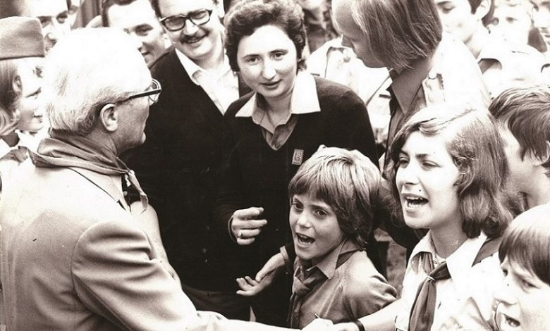 Incontro dei Pionieri Santilariesi con Eric Honecker 1974