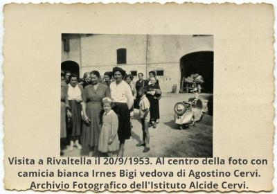 1.Visita a Rivaltella, il giorno 20 settembre 1953_ foto1